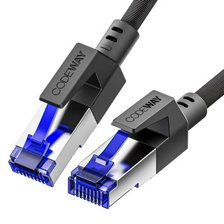 코드웨이 CAT8 인터넷 랜선 초고속 40Gbps 랜 케이블, 1개, 1m