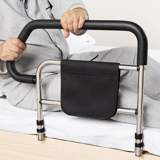 침대가드 난간 침대안전가드 기립난간 낙상방지 침대 가드레일 침대난간안전가드, 블랙