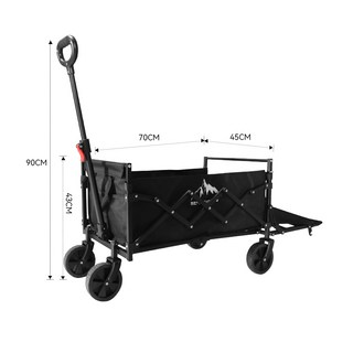 프란다스 아웃도어 접이식 폴딩 캠핑카트