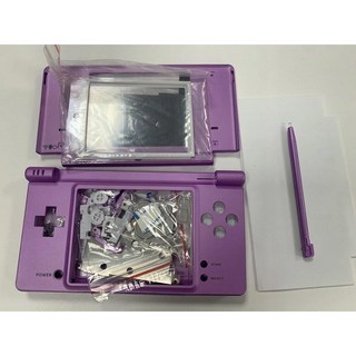 호환 Nintend NDSi 콘솔용 하우징 커버 쉘 케이스 버튼 키트 포함, [11] clear blue, 1개