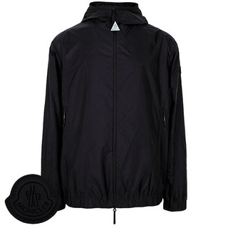 [몽클레어] 블랙 앙골비아 윈드브레이커 레인 후드 자켓 ALGOVIA 999