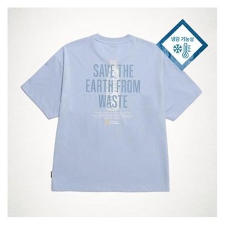 내셔널지오그래픽 N242UTS870 세미오버핏 그래픽 티셔츠 BLUE 1187950
