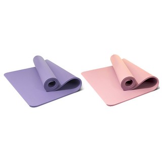 아이예스 NBR 20mm 가방포함 두꺼운 와이드 요가매트, 핑크
