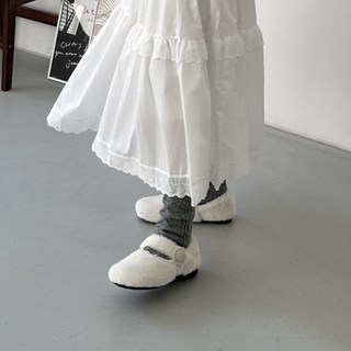 *어그부츠에찰떡* [울15%/한파템] 윈리 겨울 도톰 꽈배기 레그워머 울 니삭스