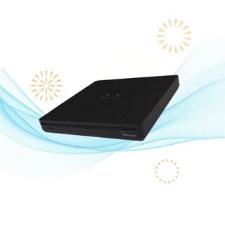 Pioneer 파이오니아 cd 플레이어 BDR-XS07UHD 외장형 슬롯로딩 블루레이 버너 USB 3.1 BDXL M-Disc XQ