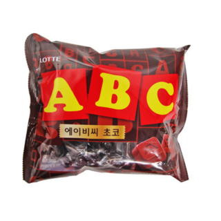 롯데웰푸드 ABC 초콜릿, 65g, 1개