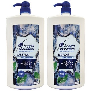 헤드앤숄더 쿨 멘솔 샴푸, 1.8L, 2개