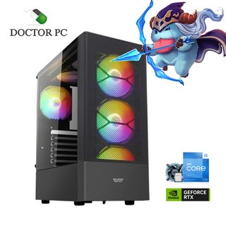 닥터PC 게이밍컴퓨터 고사양 조립PC 데스크탑 본체, 블랙, 고사양게이밍8번, 500GB, 32GB, WIN11 Home