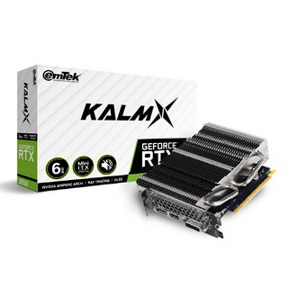 이엠텍 이엠텍 지포스 RTX 3050 KalmX D6 6GB 그래픽카드, 1개, 선택하세요