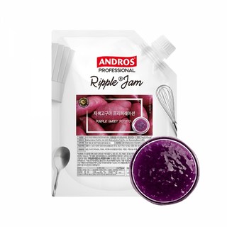 앤드로스 캡형 도이팩 자색고구마프리퍼레이션 리플잼 1kg, 1개