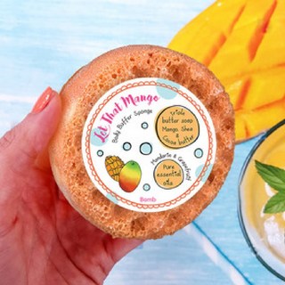 밤코스메틱 렛 댓 망고 바디 버퍼 스펀지, 200g, 1개
