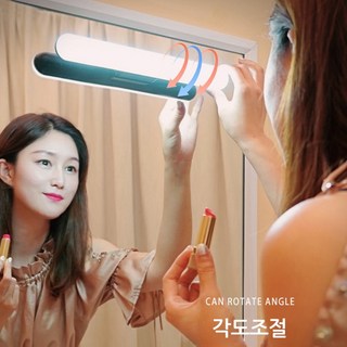무선 충전식 led조명 책상 화장대 주방 부착식 각도조절 스탠드 다용도 조명, 02. 무선조명_웜화이트