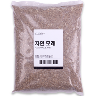 관상어용 자연 모래 1kg, 자연색, 1개