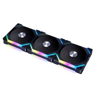 픽픽 LianLi UNI FAN SL V2 120mm ARGB 케이스 선풍기 컨트롤러 포함 3팩 블랙 368621, 120mm 3 Pack Black with Contro