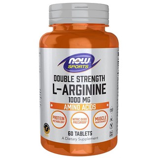 나우푸드 NOW Foods 스포츠 더블 스트렝스 L-아르기닌 아미노산 태블릿, 1개, 180정