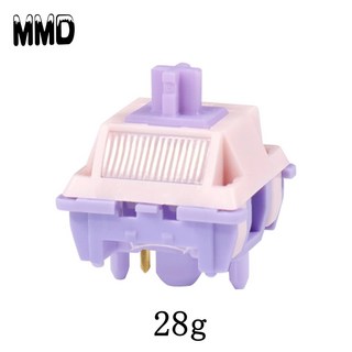 MMD 프린세스 V4 스위치 5 핀 선형 28g 38g 45g 53g HIFI 핫 스왑 기계식 키보드 내장 라이트 가이드 필러, 50 PCS, 28g V4