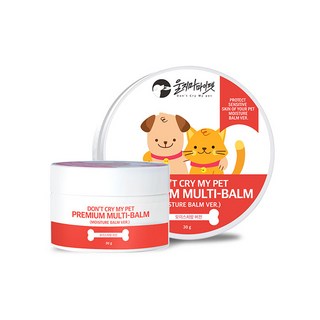 울지마마이펫 반려동물 모이스처 프리미엄 멀티밤, 1개, 30g