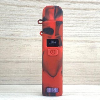 로스트 베이프 Ursa 나노 프로 포드 시스템 키트용 텍스처 케이스 25W 미끄럼 방지 실리콘 커버 스킨 슬리브 랩 젤 실드, Black red, 1개