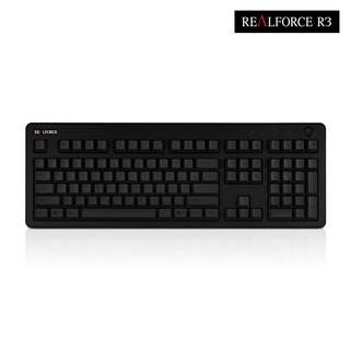 리얼포스 R3 블랙 [국내배송] APC 30g 저소음 풀사이즈 토프레 무접점 키보드 R3HB13, 단일