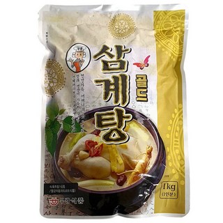 부광식품 국산 영계육과 수삼 삼계탕 골드 1kg 15팩, 15개
