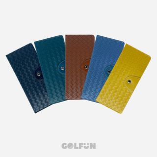 [GOLFUN] 골펀 무드문 경량지갑 골프 장지갑, 머스타드, 1개
