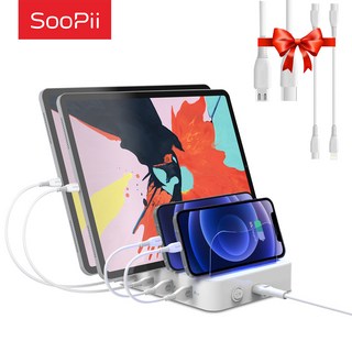 Soopii LED 4포트 PD PPS 멀티 초고속충전기 PD42/고속충전기/충전기/초고속충전기/멀티충전기/고속멀티충전기/PD충전기, PD42, 1개