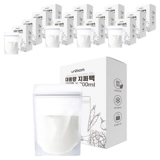 유니맘 대용량 지퍼백 700ml, 1개입, 1400개