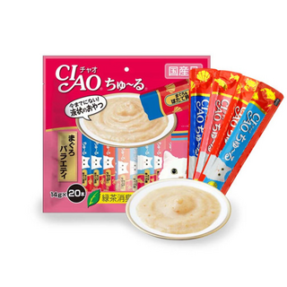 이나바 고양이 챠오츄르 버라이어티 간식, 참치, 280g, 1개