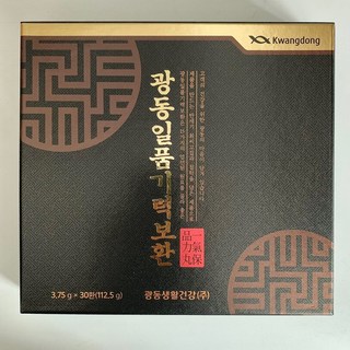 광동 기력보환 침향환 침향원 침향단 녹용 산수유 당귀 감초 환 30개 30환 정품 100% 60대 70대 80대 노인 어르신 할아버지 할머니 남성 여성 남자 여자 선물 골드, 112.5g, 4개
