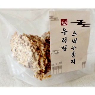 우리밀 스낵 누룽지 150g 3개 찰밀 통밀로 만든 고소 바삭한 어린이 어른 간식 누룽지