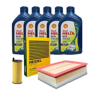 벤츠 E클래스 W213 E300 G274 ECO 엔진오일 세트, 원동기 형식 G274, 쉘 ECO 5W30 8L, CA-299060/ CO-528047