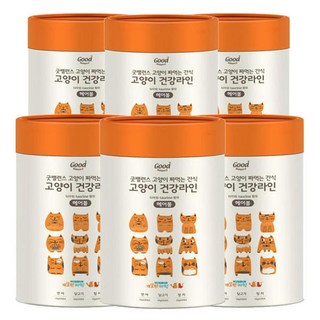 굿밸런스 짜먹는 간식 헤어볼 60P x 6개, 720g