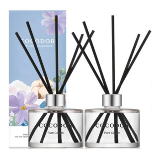 코코도르 퍼퓸 디퓨저, Pure Cotton, 200ml, 2개