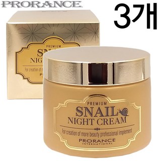 (1+1+1)프로랑스 프리미엄 스네일 나이트 크림 100ml, 3개