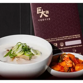 거대돼지국밥 500g + 4팩, 4개