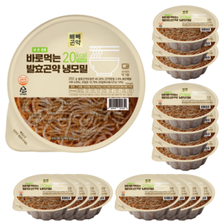 100g당 20kcal 바로먹는 발효곤약 냉모밀, 16개, 350g