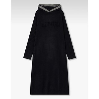 [보브] 케이블 슬리브 니트 후드 원피스 7124450702 뉴코아일산