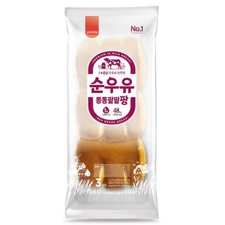 삼립 순우유 통통팥팥, 8개, 231g