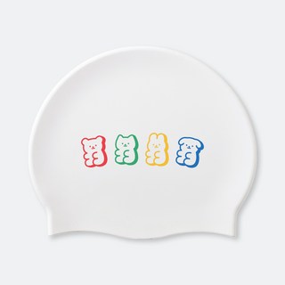 어코랄 젤리사총사 귀여운 수모 실리콘 제작수모 수영모