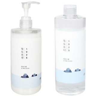 라운드랩 1025 독도로션 400ml + 독도토너 500ml 피부보습 각질케어 올영 1세트, 독도로션400ml + 독도토너500ml, 1개
