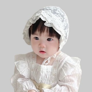 블랙체리 유아동 레이스 보넷 상품 이미지