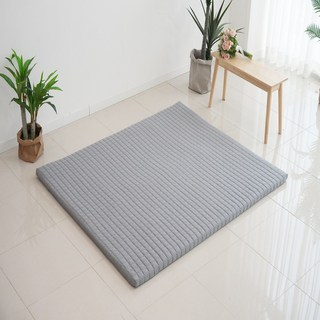 스노우 돌침대 토퍼 패드매트 흙침대 토퍼 맞춤사이즈 125X200X4 4종중, 그레이