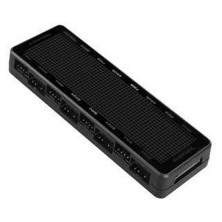 자석 ARGB PWM 8분배허브 5V3핀 쿨링팬 팬쿨러튜닝 SATA전원 컴퓨터 PC데스크탑, 1개