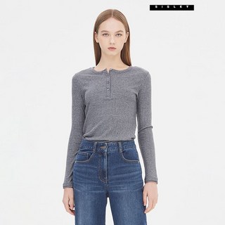 시슬리 셀리 헨리넥 티셔츠 SATSC1441 MG