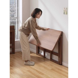좁은집식탁 틈새 책상 거실 원룸 주방보조식탁, 1. 80CM 갈색