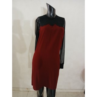 [중*고] 산드로 레이스 매치 원피스 55 (NB11178)