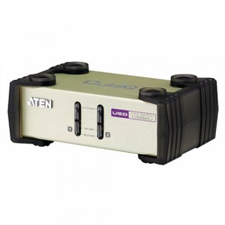 ATEN 2포트 PS/2-USB VGA KVM 스위치 CS82U, 1개