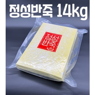 [14kg]정성반죽 중화면반죽 면생지반죽 짜장면 짬뽕면 파스타면 칼국수, 1개, 14kg