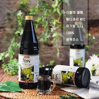 NFC 유기농 노니 100% 원액 주스, 2개, 750ml