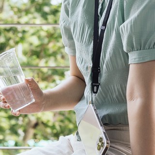 링케 링케 베이직 랜야드 넥스트랩 목걸이줄, 베이직랜야드넥스트랩_블랙